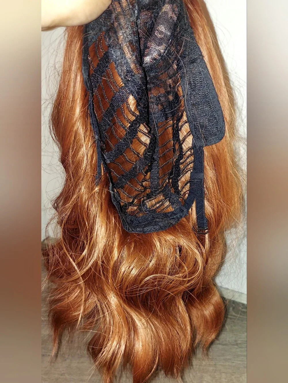 Copper Ginger Wavy Bob Wig